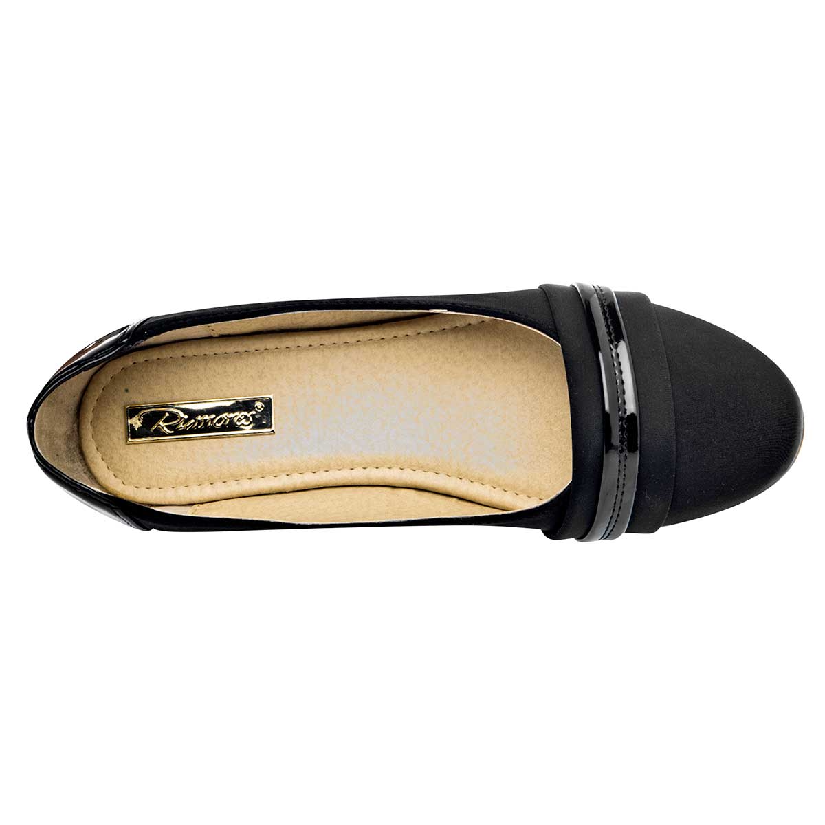 Zapato casual para mujer marca Rumores Negro cod. 80398