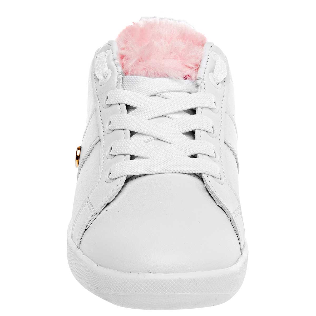 Tenis escolar para joven marca Moramora Blanco cod. 80780