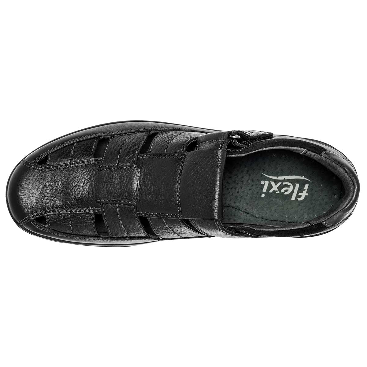 Sandalia para hombre marca Flexi Negro cod. 83576