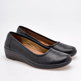 Zapato confort para mujer marca Flexi Negro cod. 83659