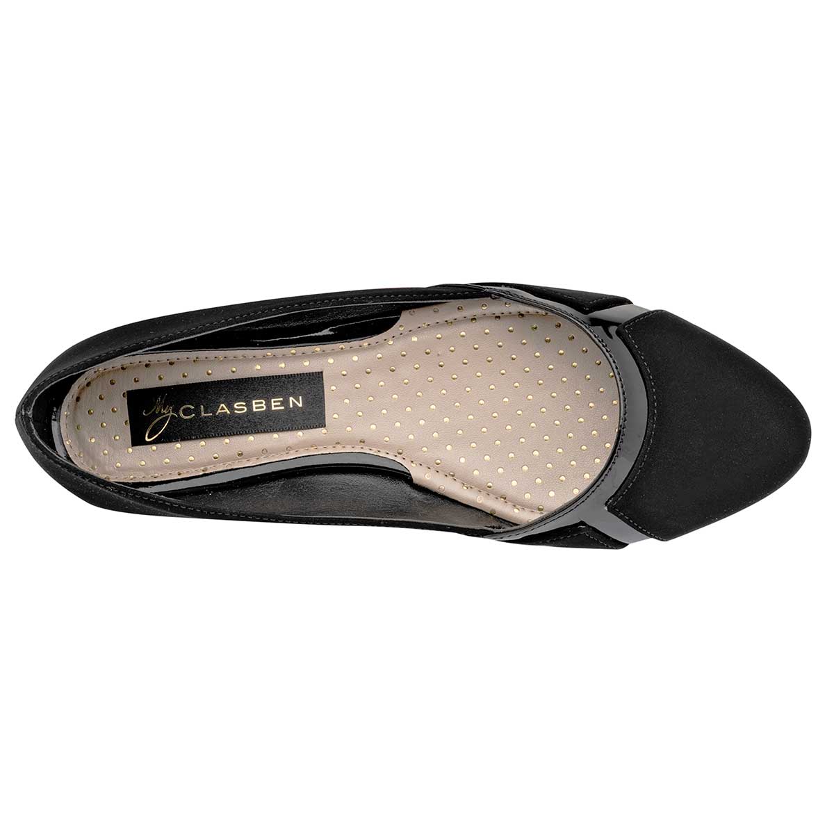 Zapato casual para mujer marca Clasben Negro cod. 84020