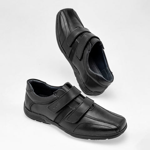 Zapato escolar para Joven marca Yuyin Negro