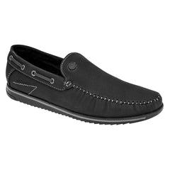 Mocasín Negro Total para hombre