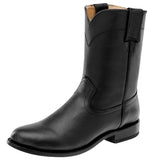 Andre V botas para hombre de piel negras, cuero genuino
