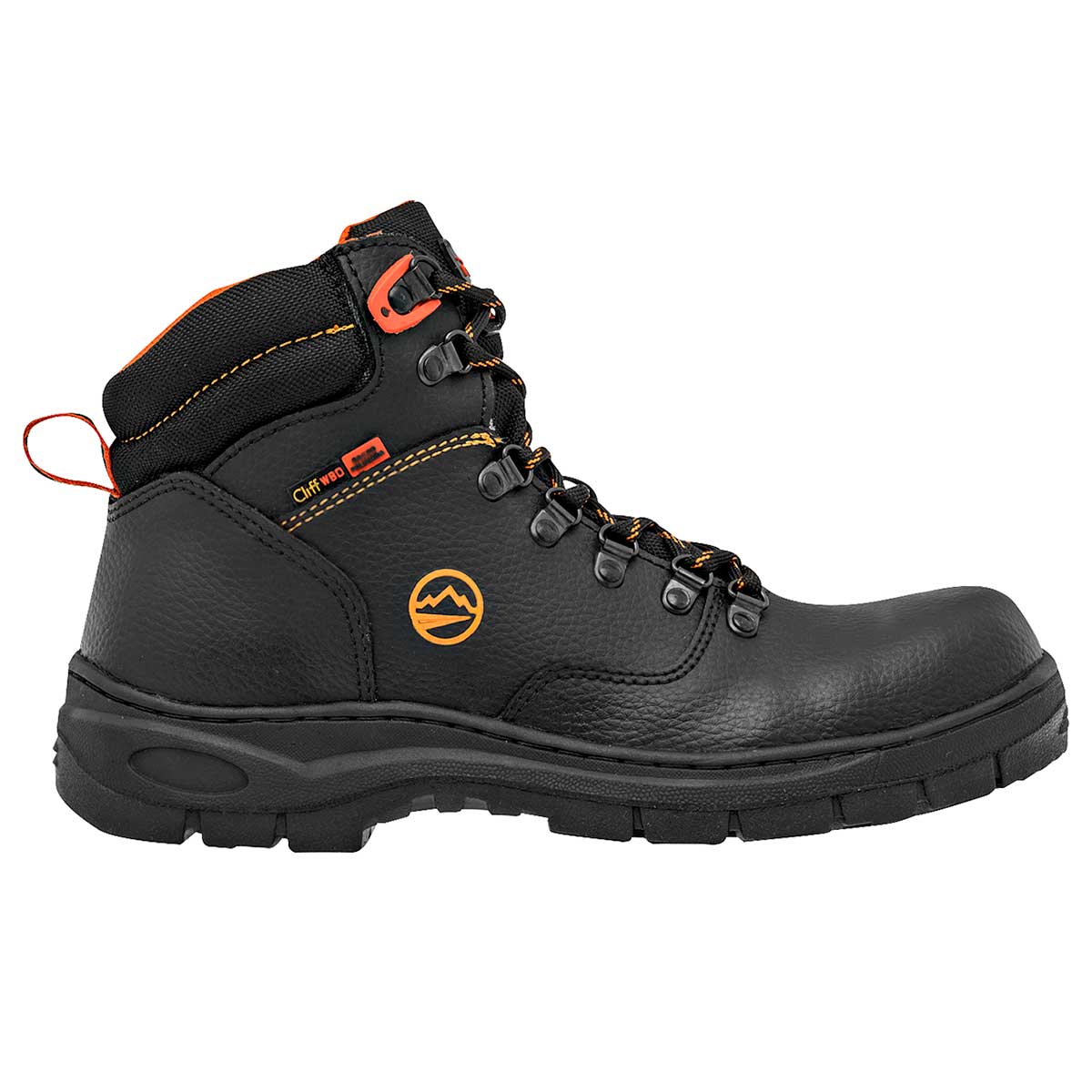 Bota industrial con casco de poliamida para hombre marca Cliff Negro cod. 90372