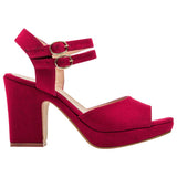 Zapatilla para mujer marca D'Cristian Rojo cod. 90409