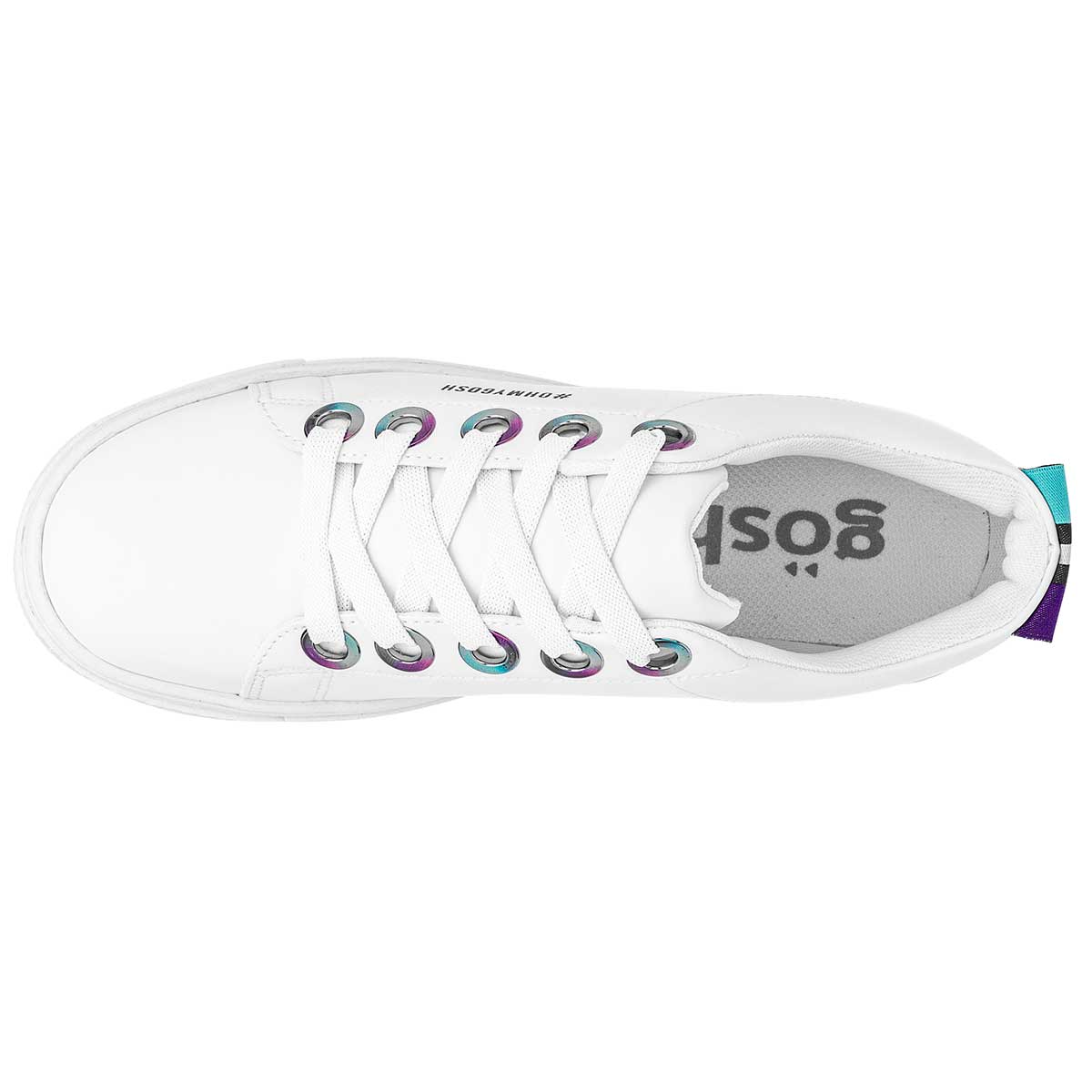 Tenis escolar para joven marca Gösh Blanco cod. 91297