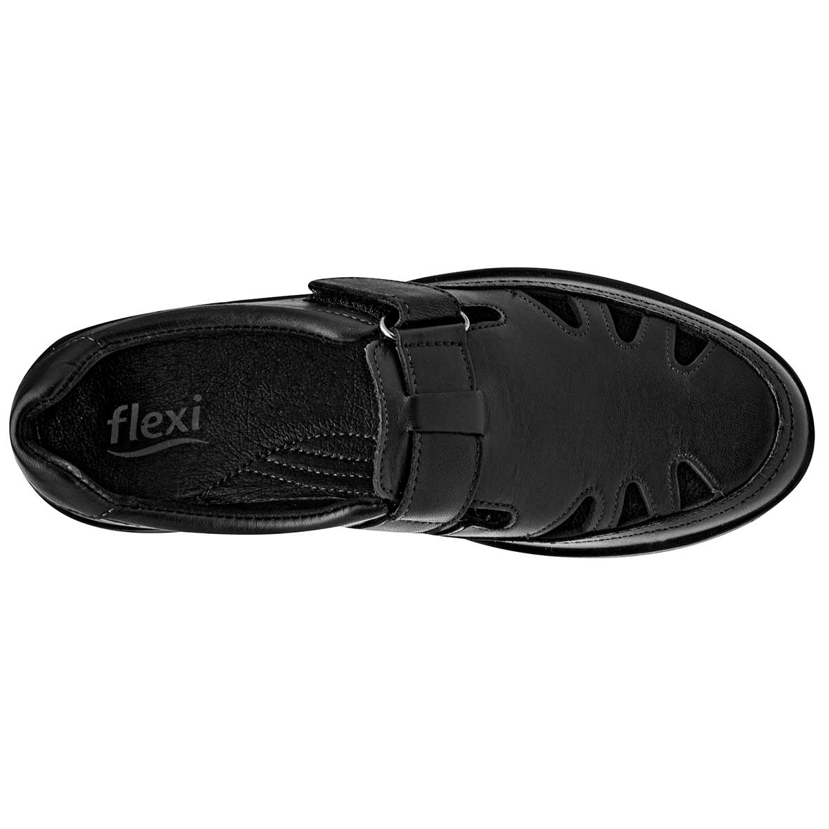 Zapato confort para mujer marca Flexi Negro cod. 93749