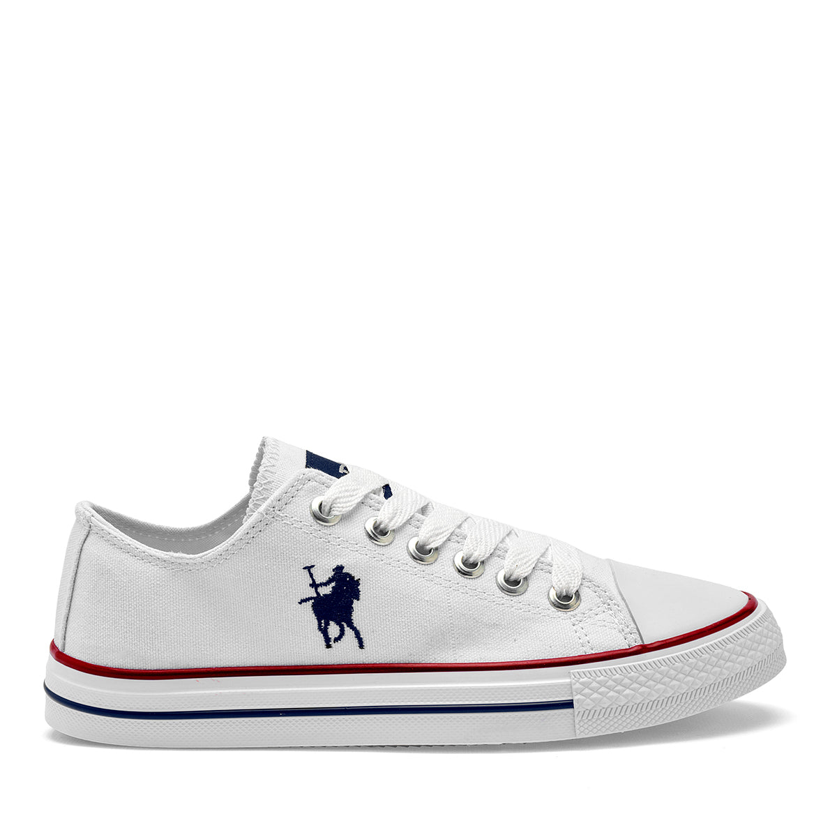 American Polo tenis urbano para joven mujer blanco casual