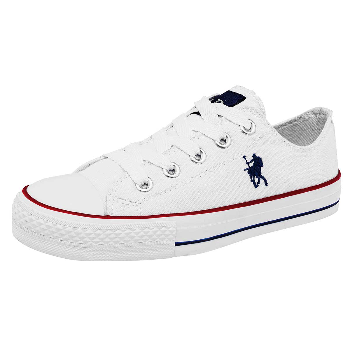 American Polo tenis urbano para joven mujer blanco casual