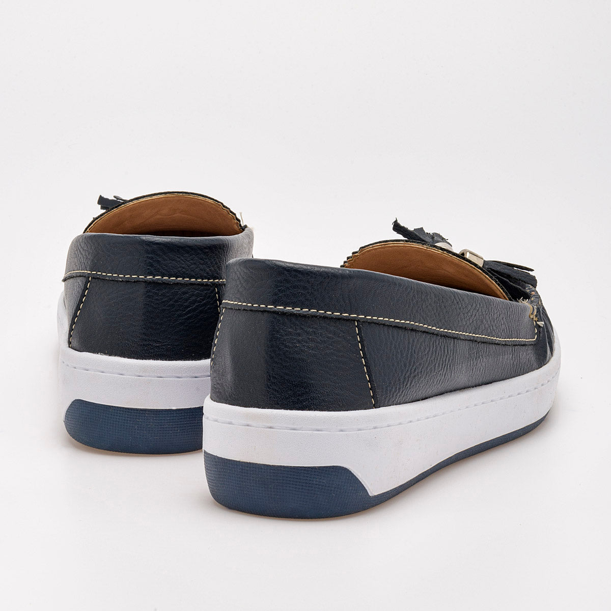 Mocasín casual para mujer marca Been Class Azul marino cod. 94138