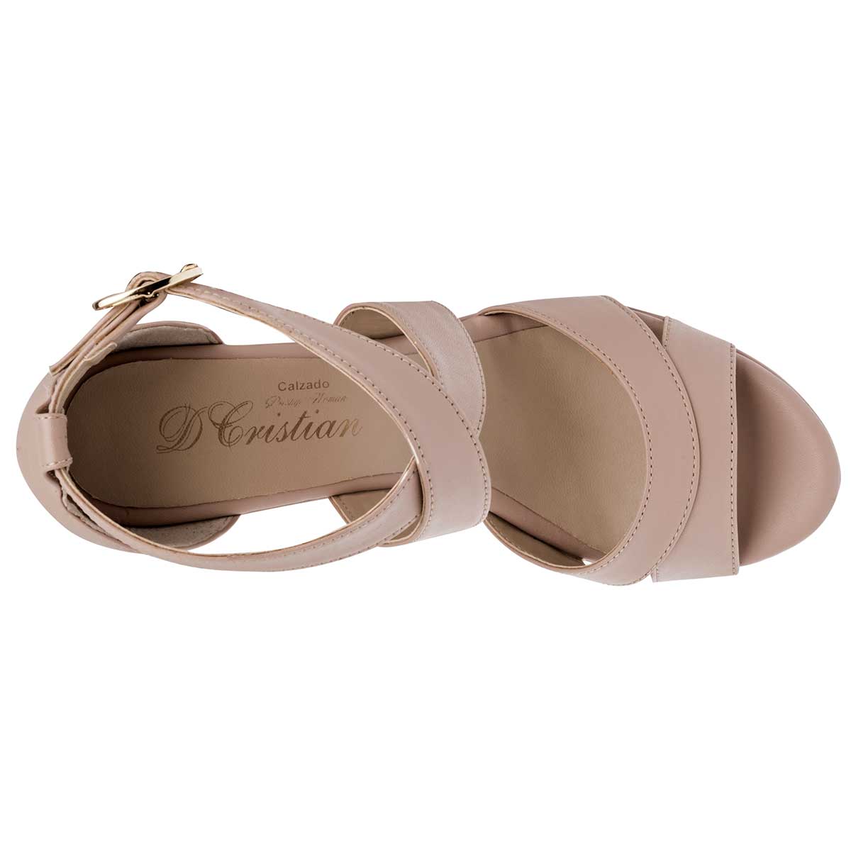 Sandalia para mujer marca D'Cristian Nude cod. 94361