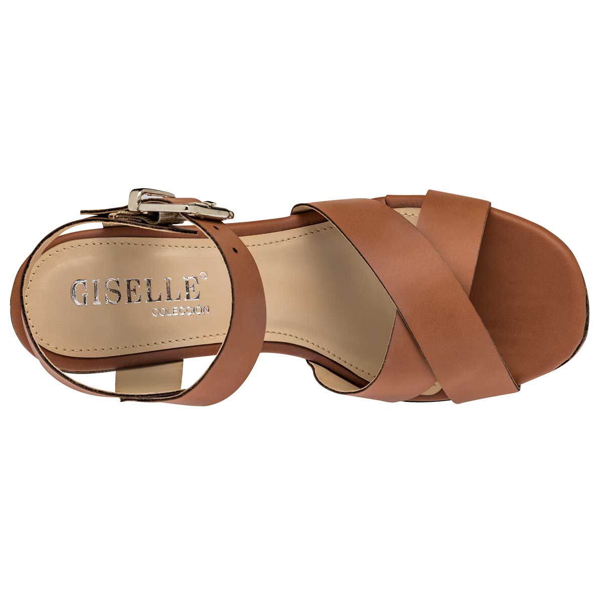 Sandalia para mujer marca Giselle Beige cod. 94494