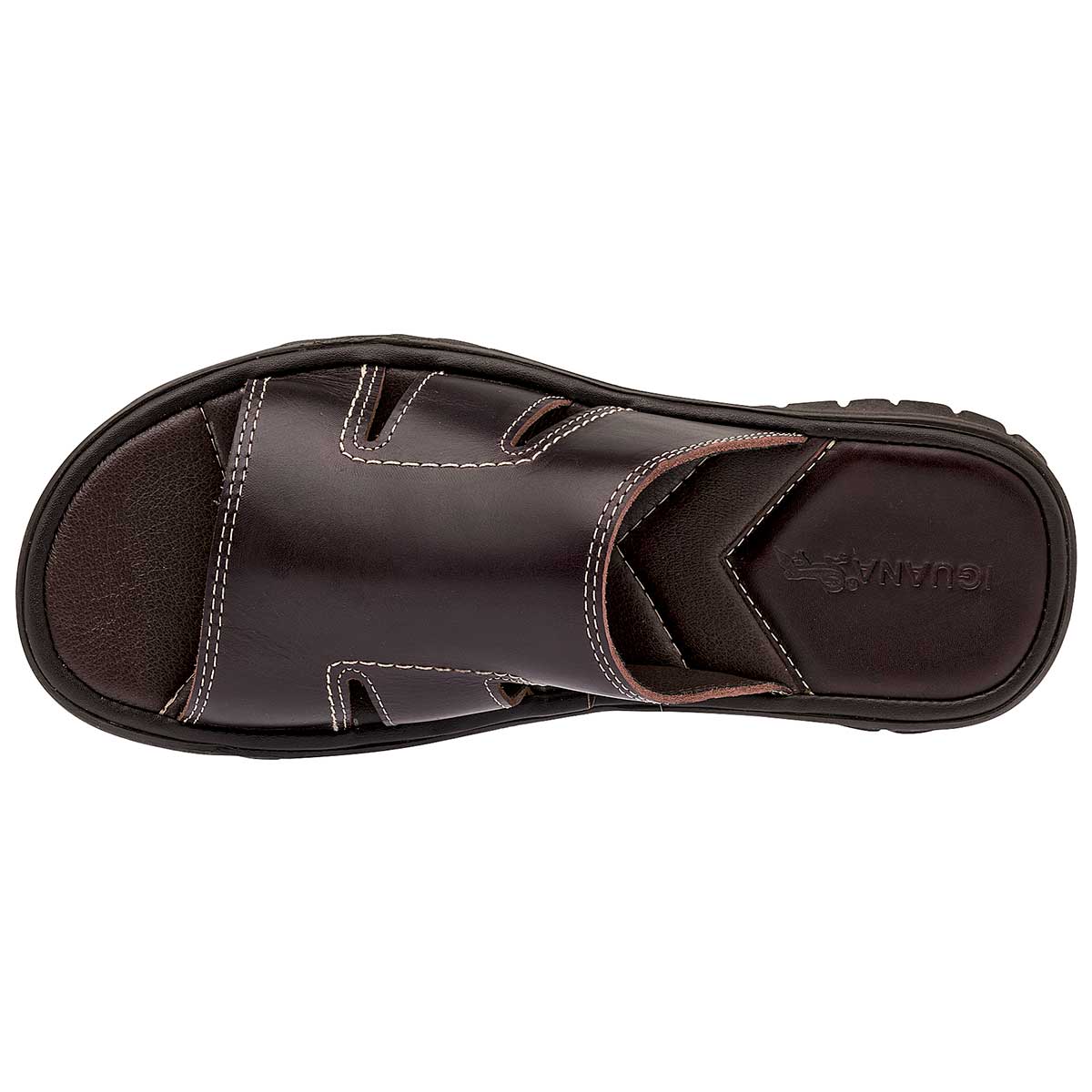 Sandalia slide para hombre marca Iguana Café cod. 94565