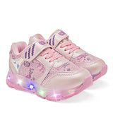 Tenis urbano con luces Lux-10 para niña preescolar