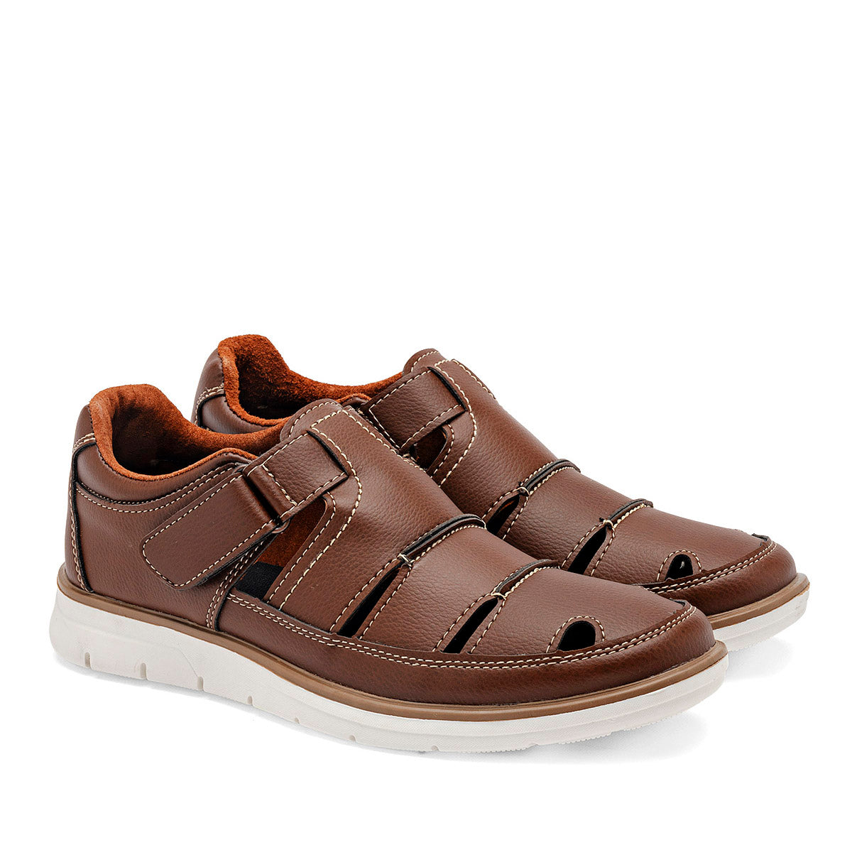 Sandalia con velcro Moel para hombre