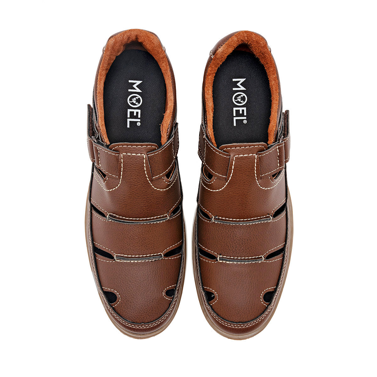 Sandalia con velcro Moel para hombre
