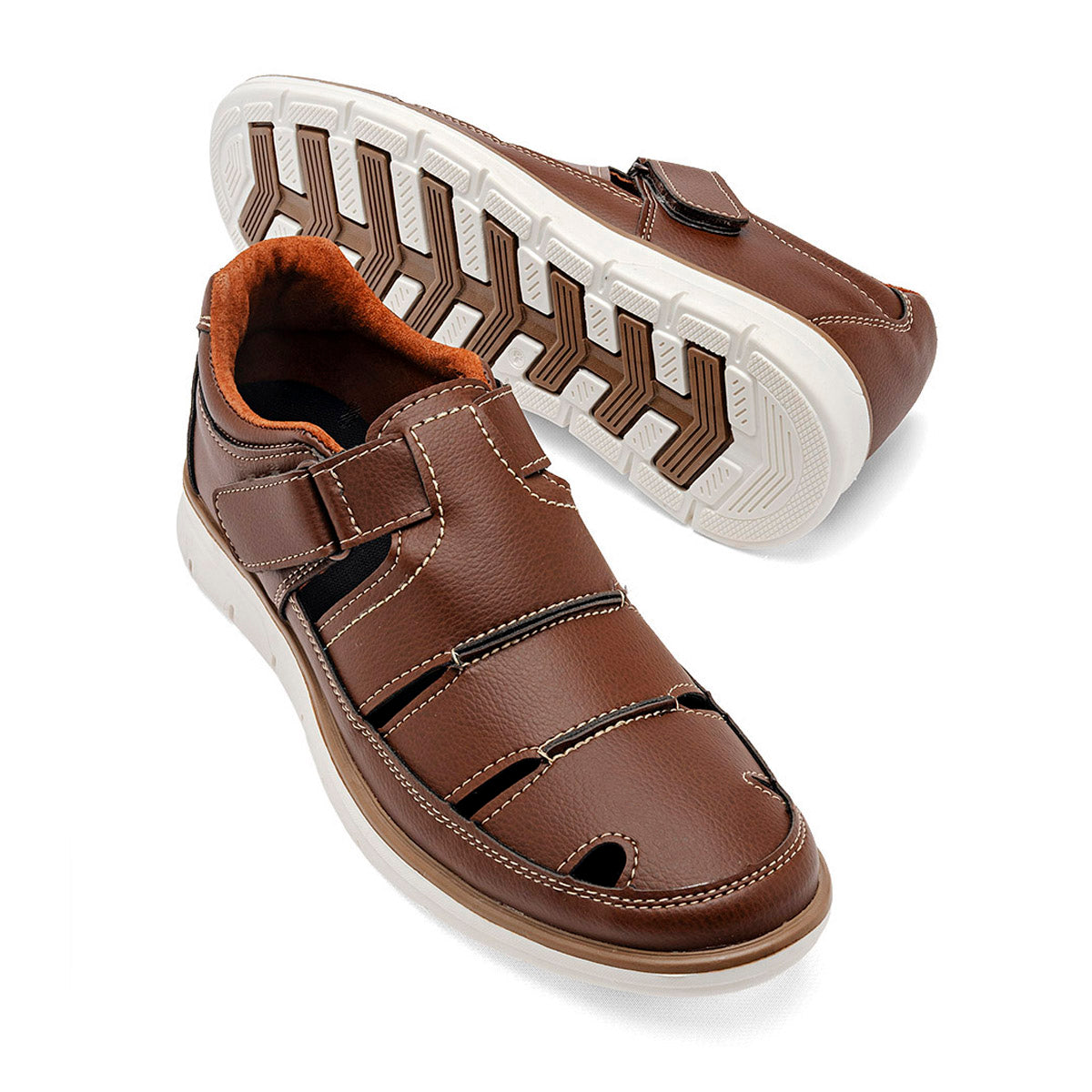 Sandalia con velcro Moel para hombre