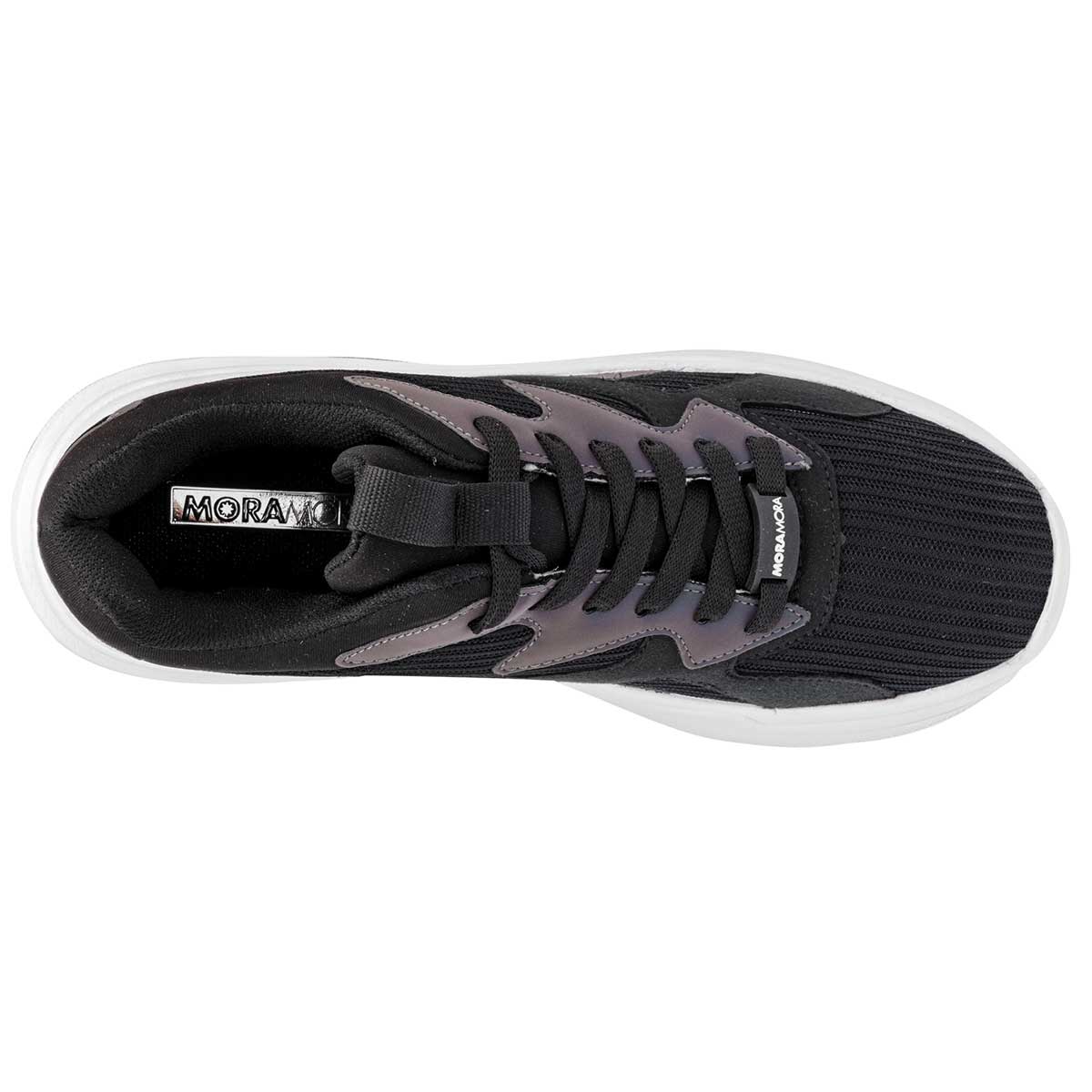 Tenis para mujer marca Moramora Negro cod. 94795