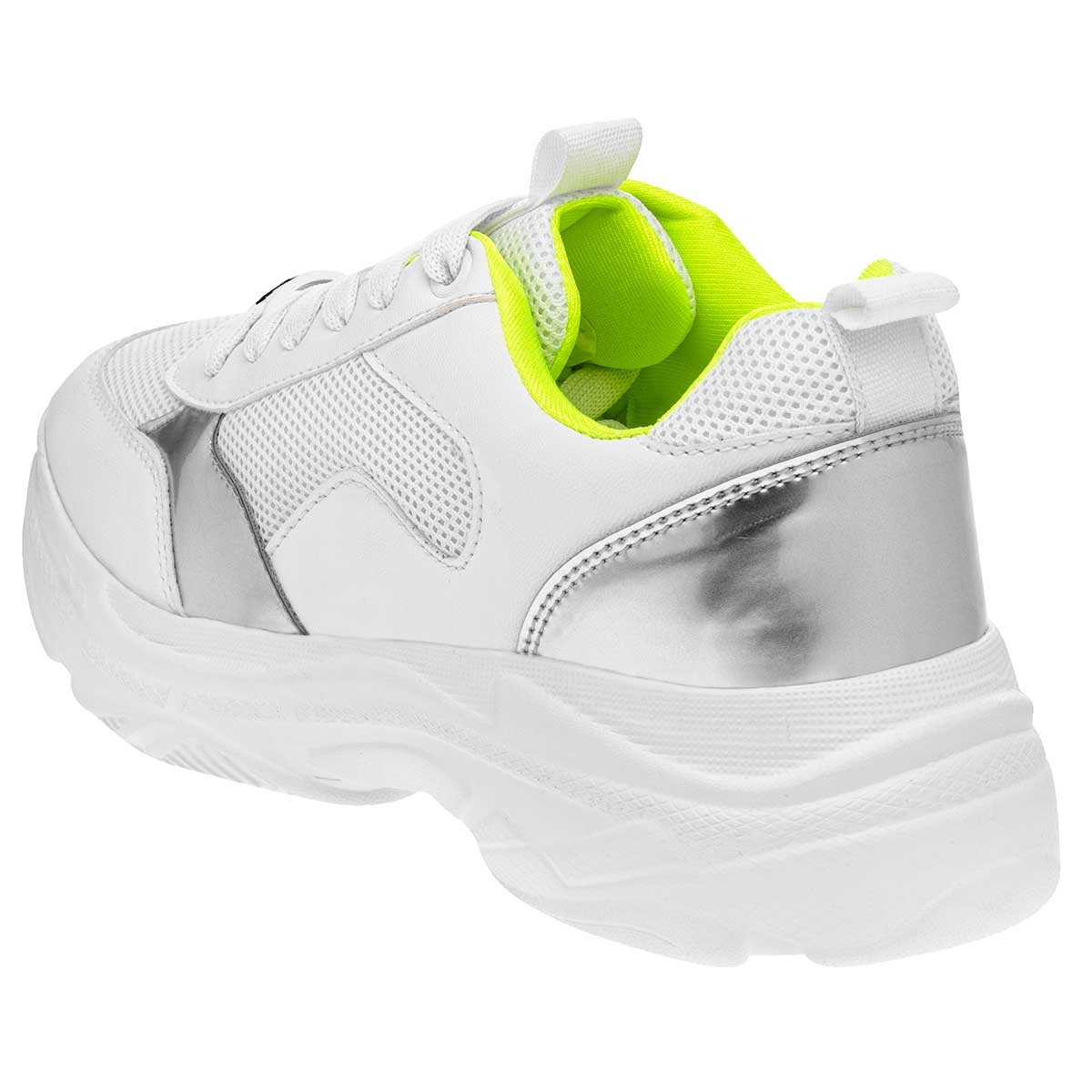 Tenis escolar para joven marca Moramora Blanco cod. 94816