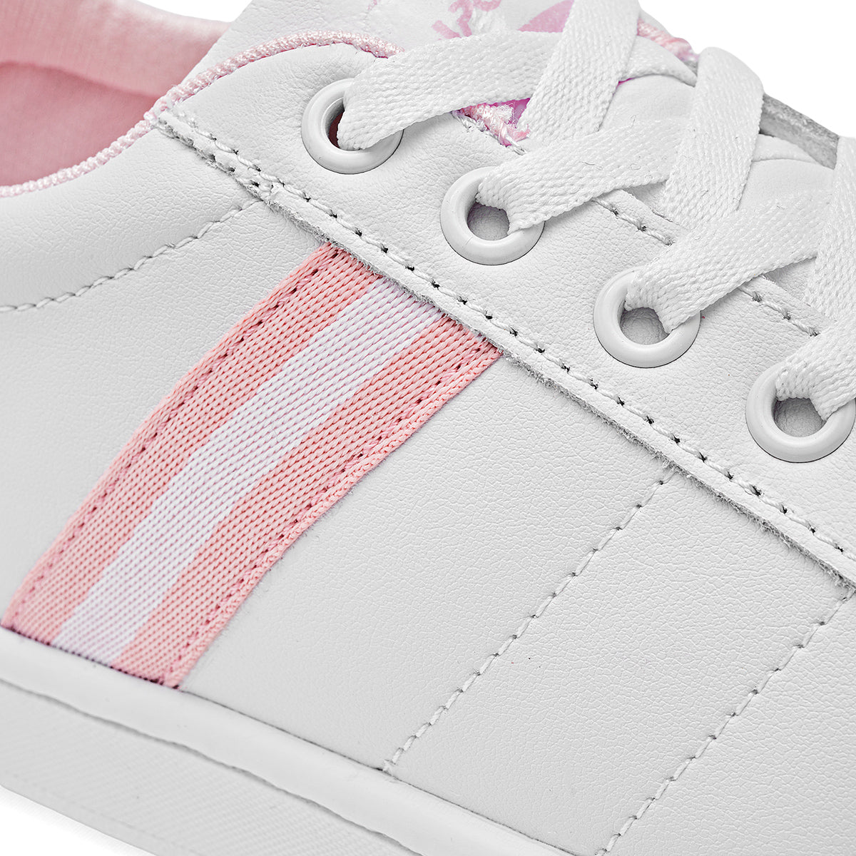 Apoort tenis urbanos para mujer blanco y rosa, ligeros