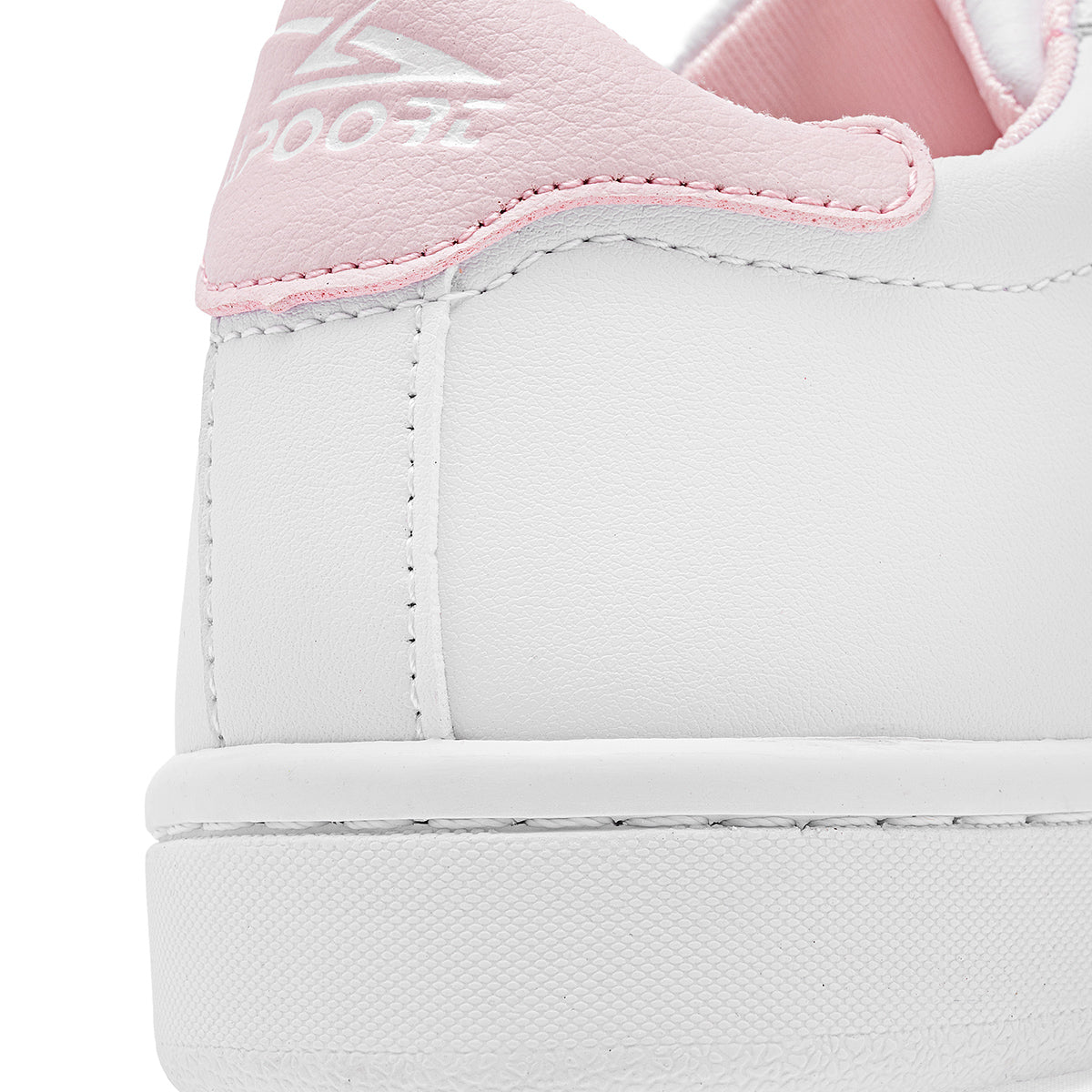 Apoort tenis urbanos para mujer blanco y rosa, ligeros