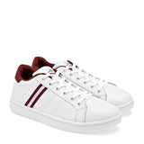 Apoort tenis urbanos de piel unisex blancos con confort