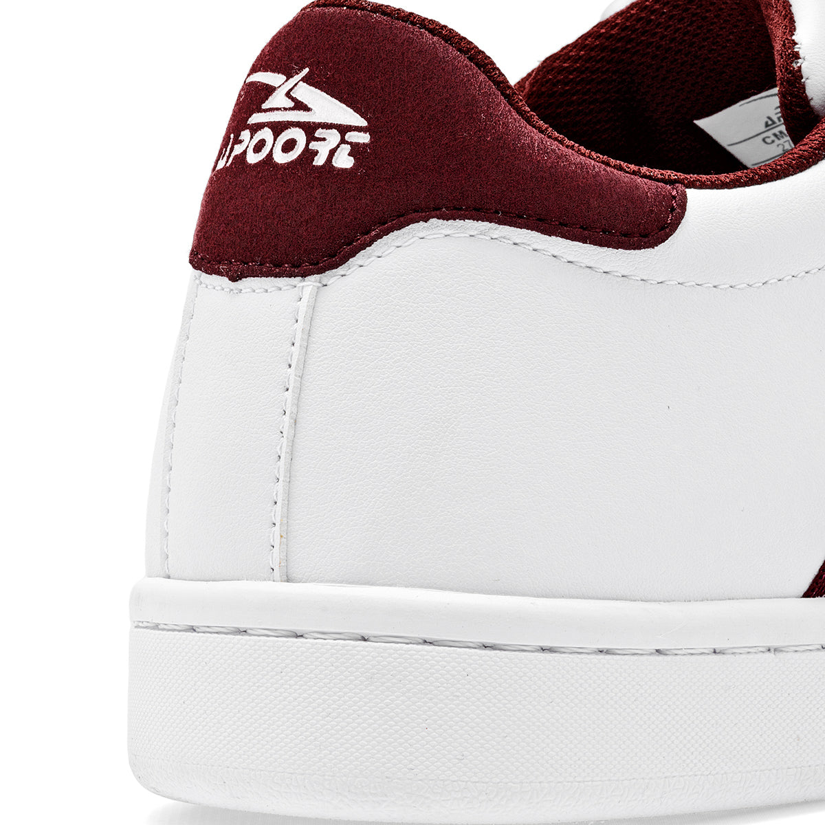 Apoort tenis urbanos de piel unisex blancos con confort