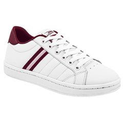 Apoort tenis urbanos de piel unisex blancos con confort