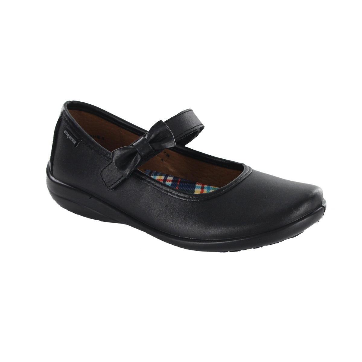 Zapato de piel para joven mujer marca Coqueta Negro cod. 97873