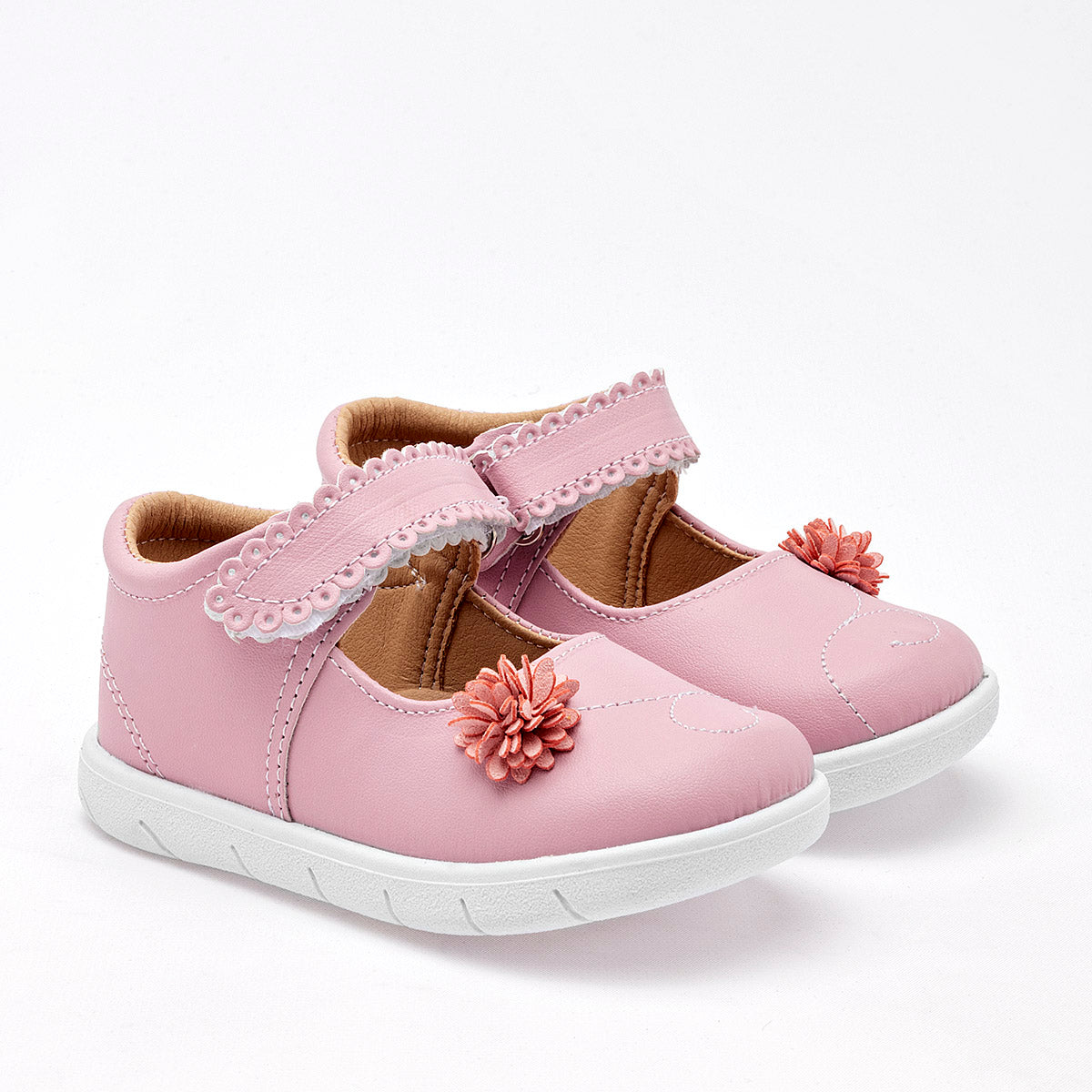 Zapato casual para niña bebé marca Kids Sofi Rosa cod. 98015