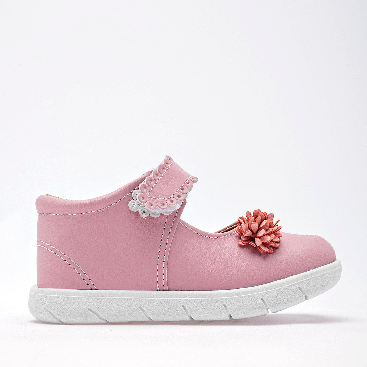 Zapato casual para niña bebé marca Kids Sofi Rosa cod. 98015