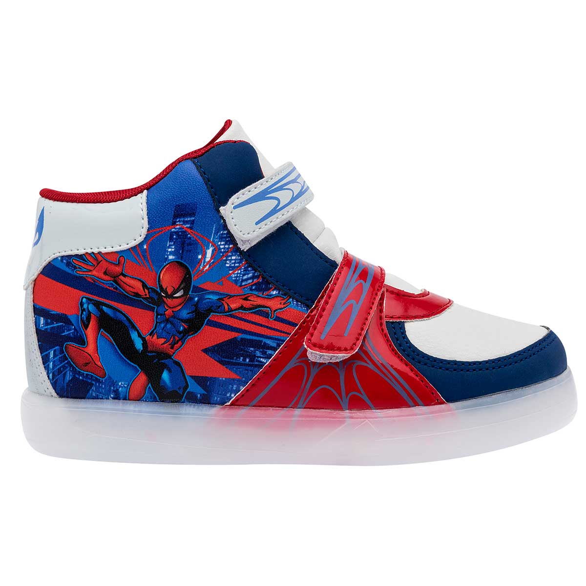 Pakar.com | Tienda online | Calzado Escolar | Tenis urbano con luces spiderman Space Boys para niño | Regreso a clases | Vacaciones de Verano
