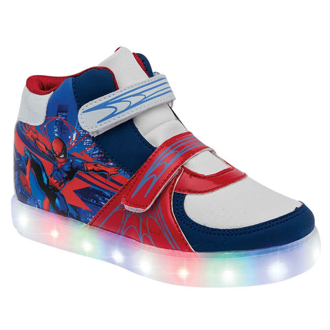 Tenis urbano con luces spiderman Space Boys para niño