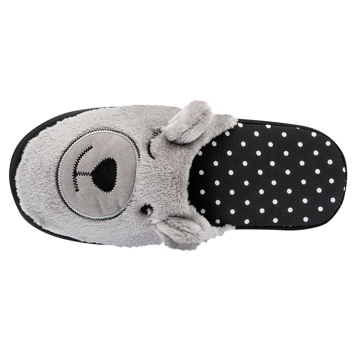 Pantufla gris para mujer marca Huarachetas cod. 98293