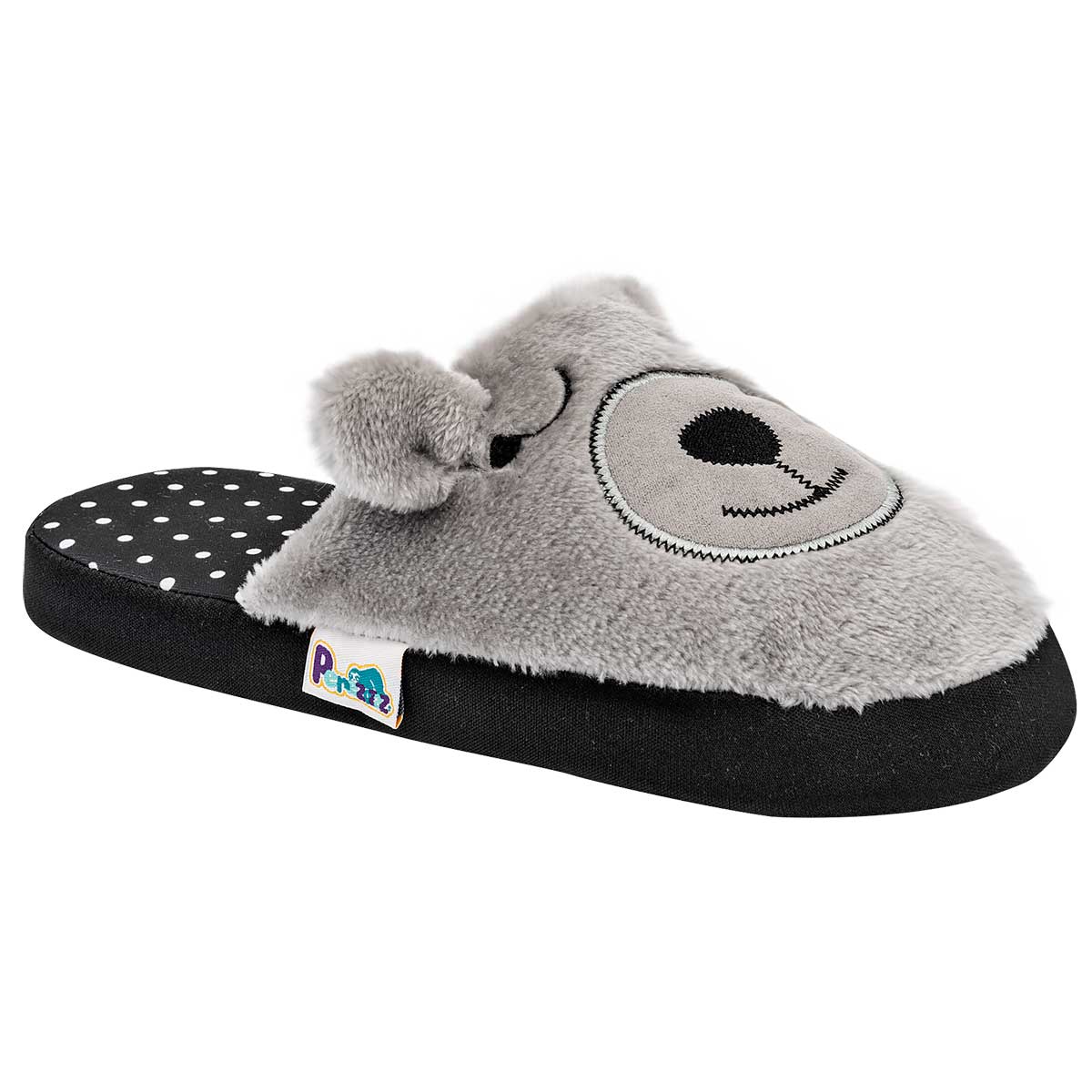 Pantufla gris para mujer marca Huarachetas cod. 98293