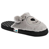 Pantufla gris para mujer marca Huarachetas cod. 98293