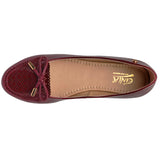 Zapato casual charol para mujer marca Etnia Vino cod. 98517