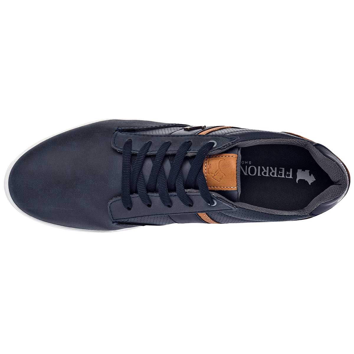 Tenis urbano para hombre marca Ferrioni Azul marino cod. 98524