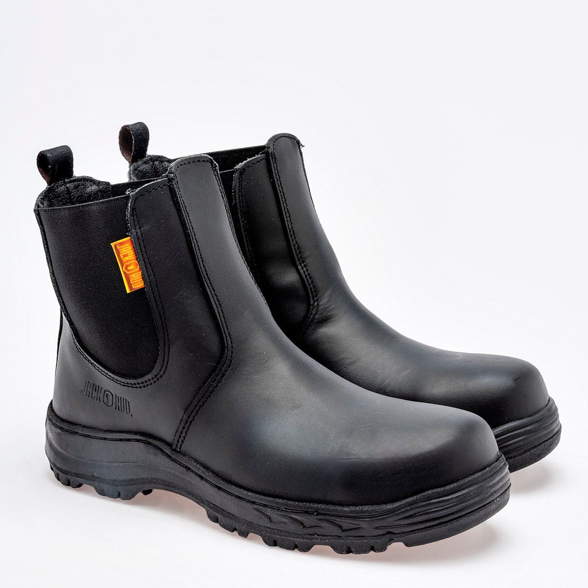 Bota industrial punta de poliamida ajuste elastico para hombre marca Jack Rud Negro cod. 98553