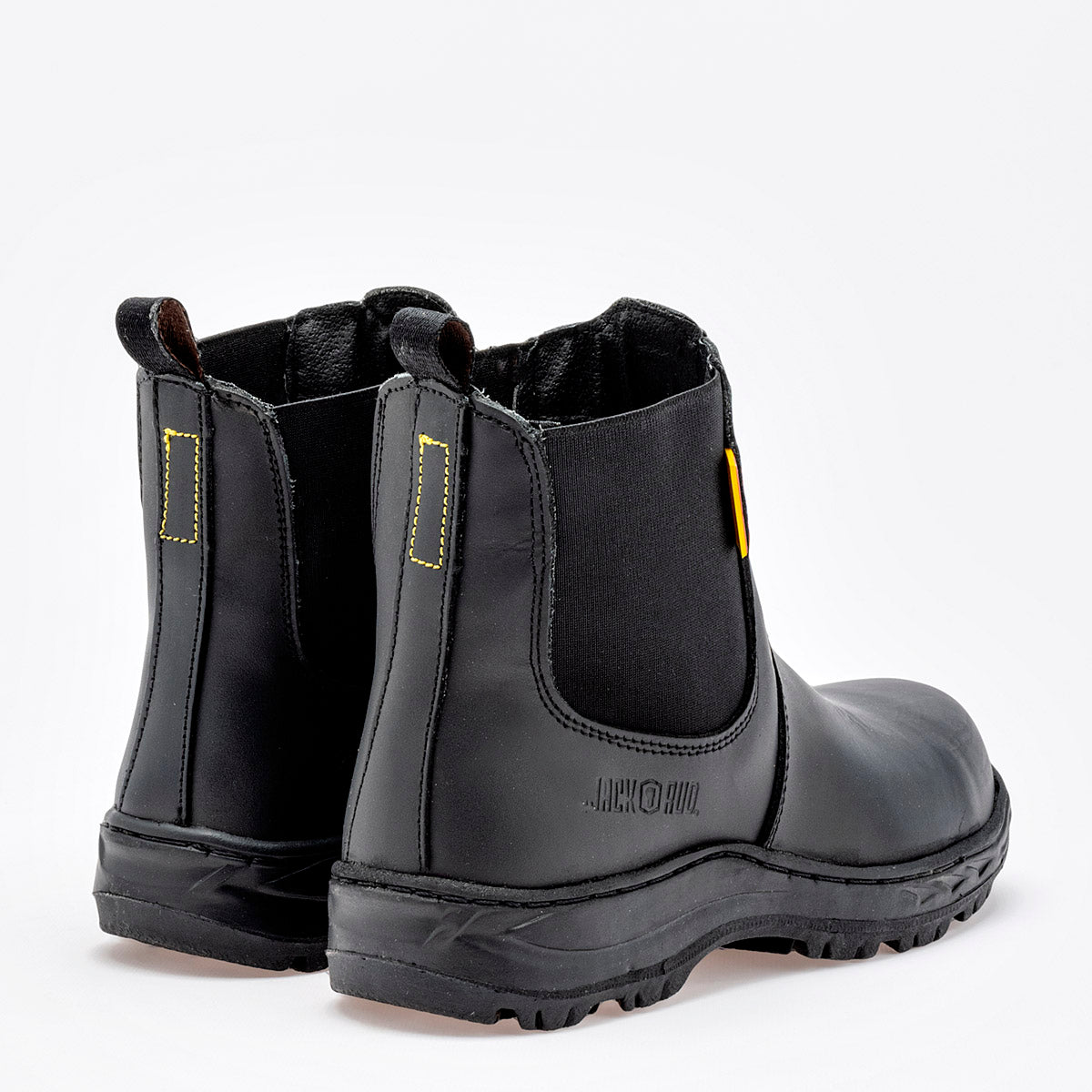 Bota industrial punta de poliamida ajuste elastico para hombre marca Jack Rud Negro cod. 98553