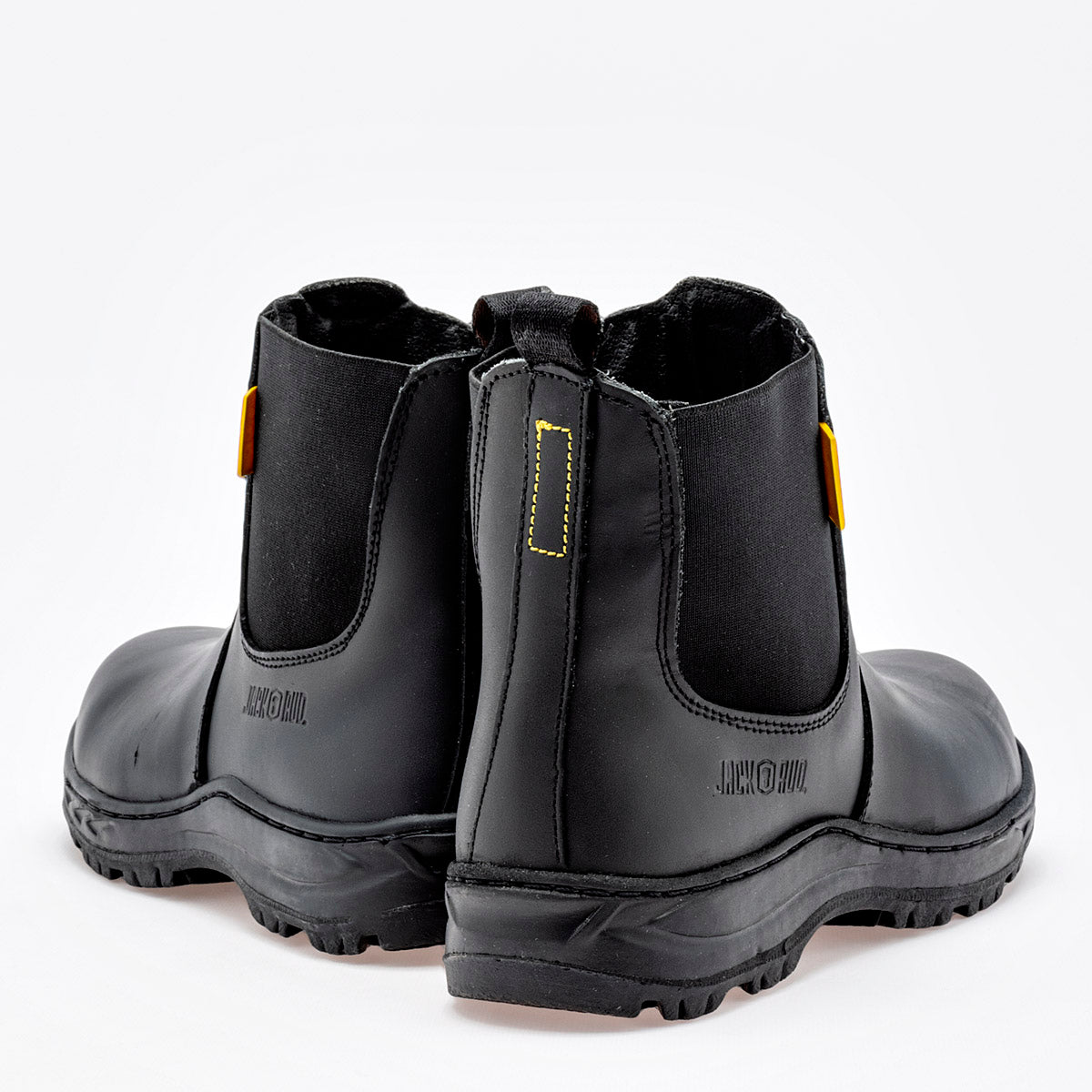 Bota industrial punta de poliamida ajuste elastico para hombre marca Jack Rud Negro cod. 98553