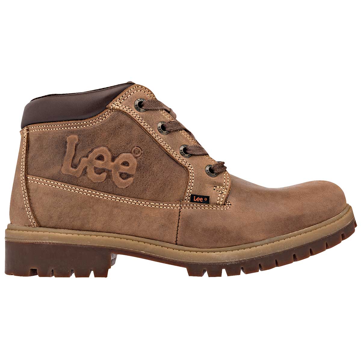 Bota de piel para hombre marca Lee Beige cod. 98577