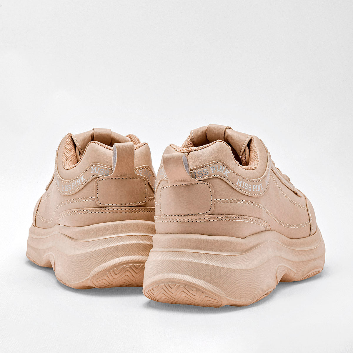 Tenis urbano para mujer marca Miss Pink Beige cod. 98608