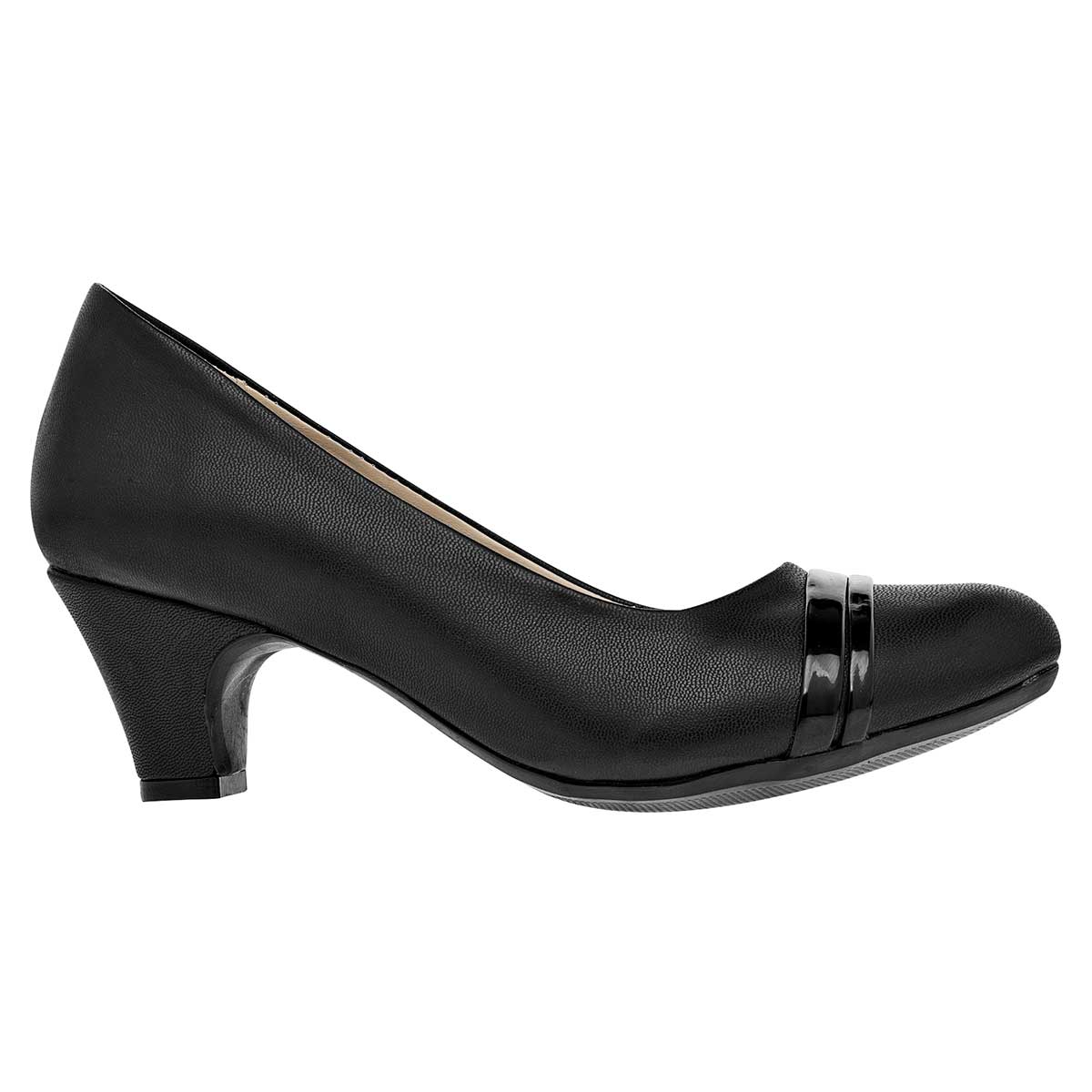 Zapatilla para mujer marca Poptops Negro cod. 98696