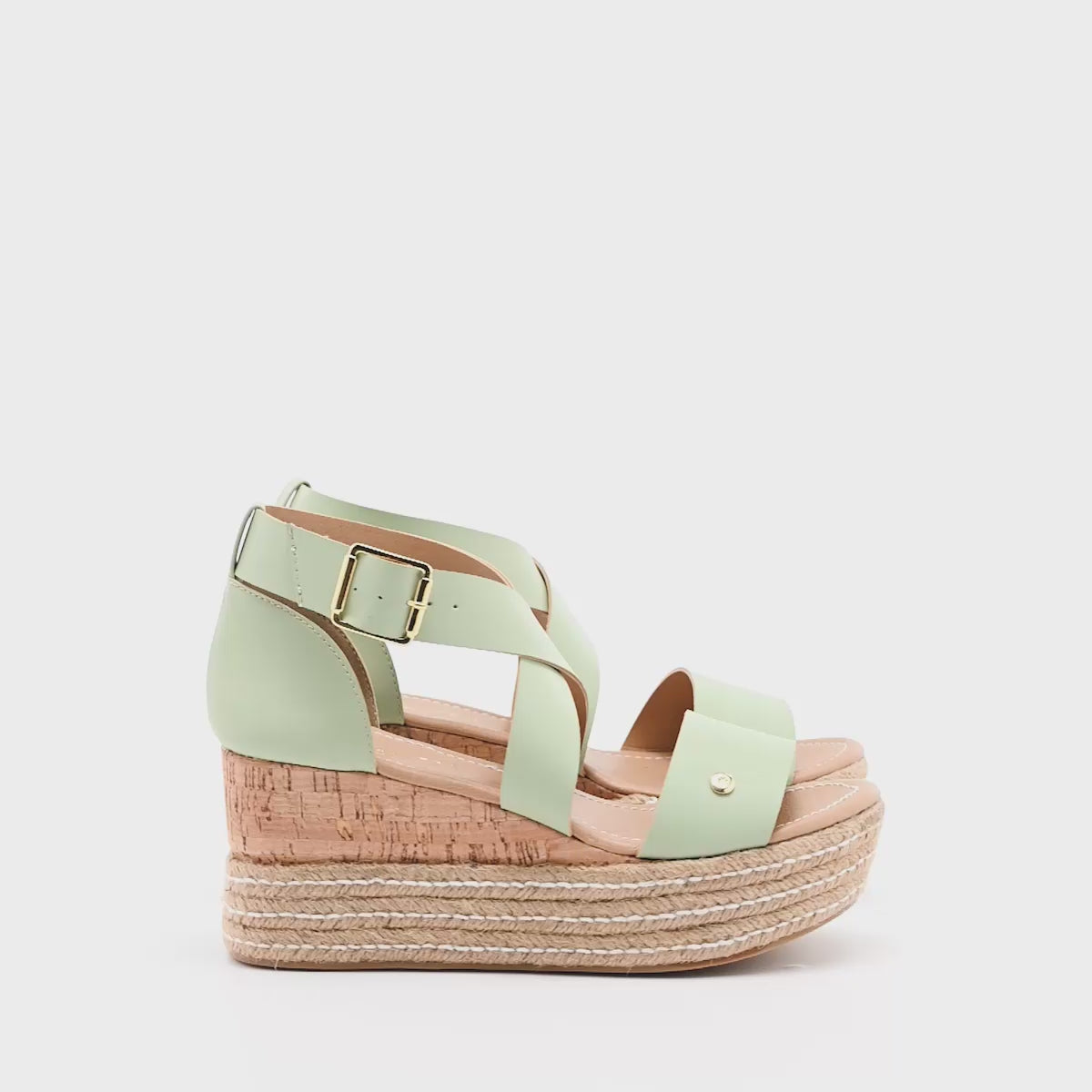 Sandalia plataforma Moramora para mujer