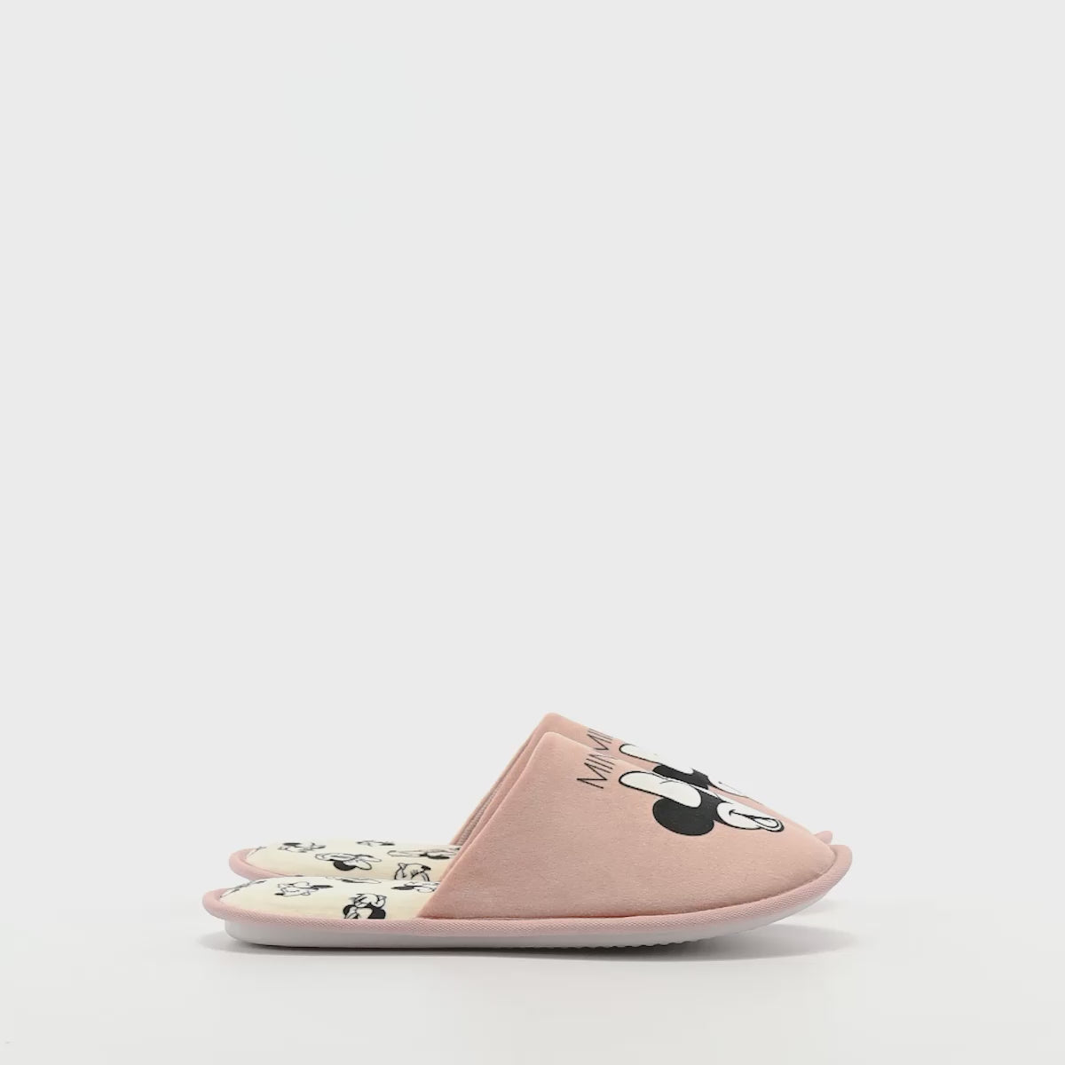 Pantufla Minnie Mouse Wafiq Shoes para mujer
