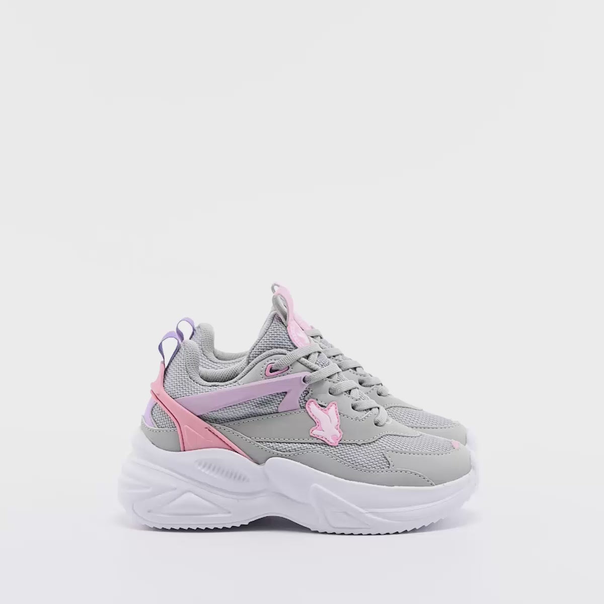 Tenis urbano chunky American Fire para niña
