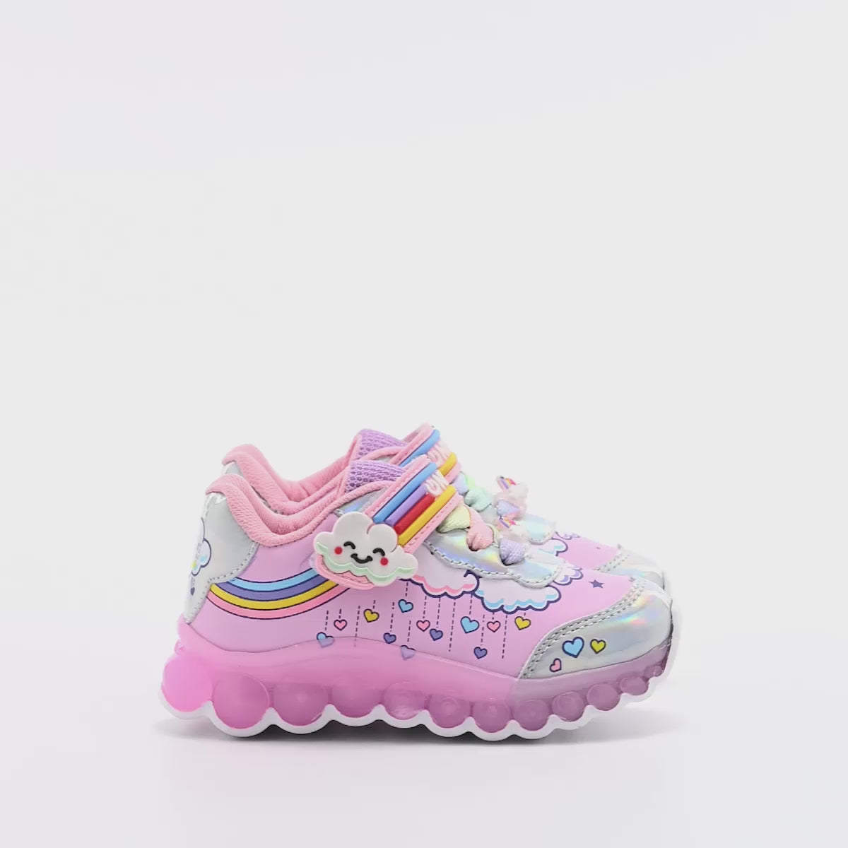 Tenis urbano con luces On Kids para niña preescolar