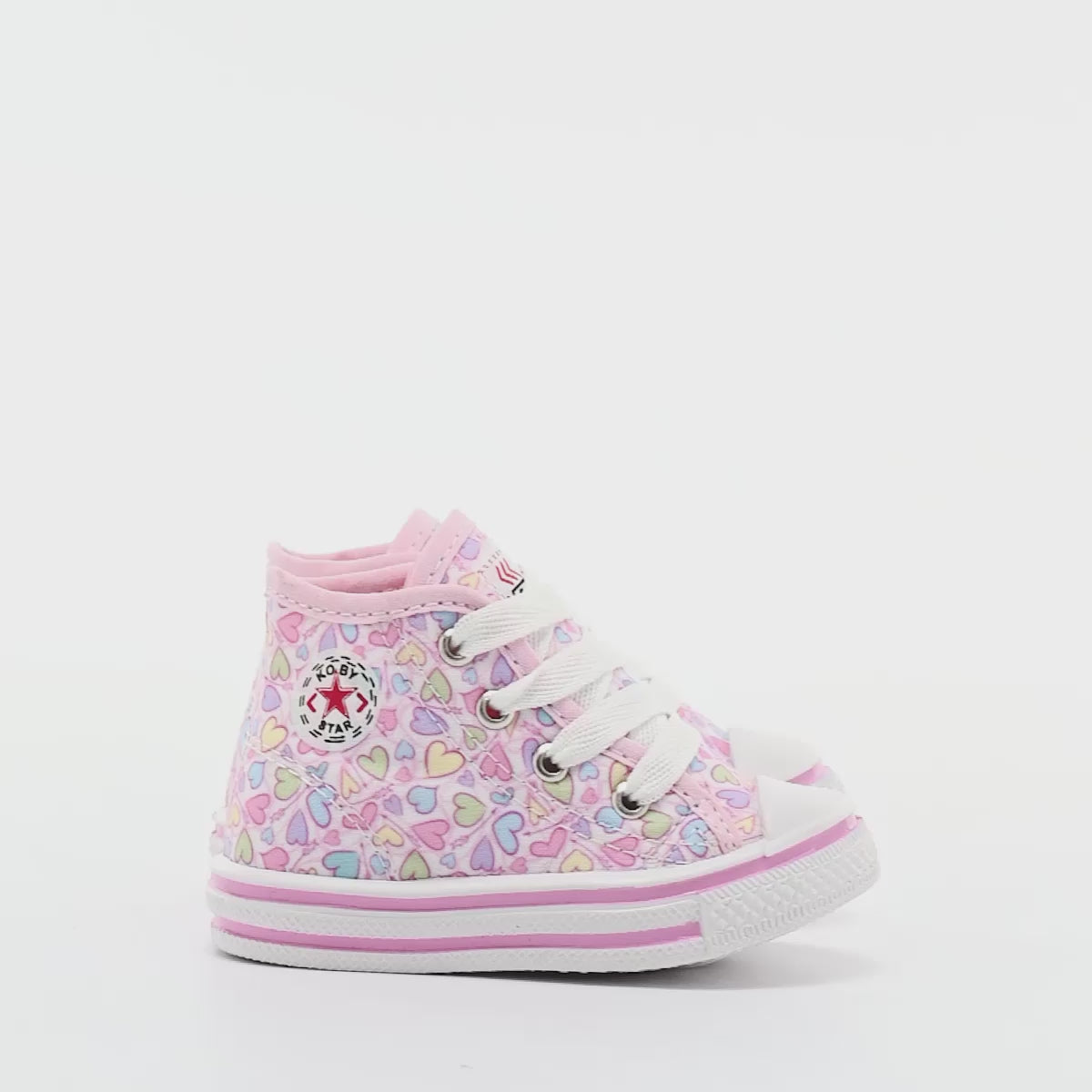 Tenis urbano Koby Star bebé niña